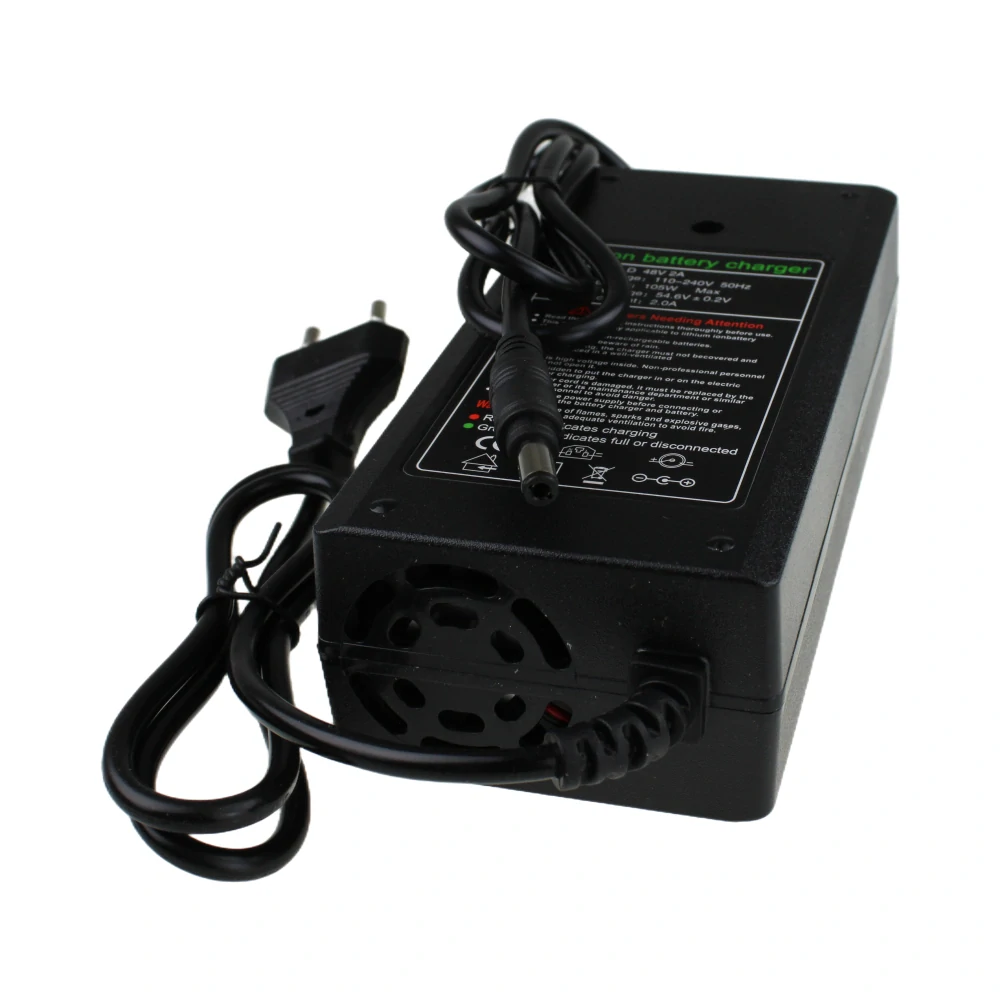 Nabíječka / napájecí zdroj 54,6V 2A DC 5,5 × 2,5 mm pro KuKirin G2 Max - G2 Pro - GoSoul 2