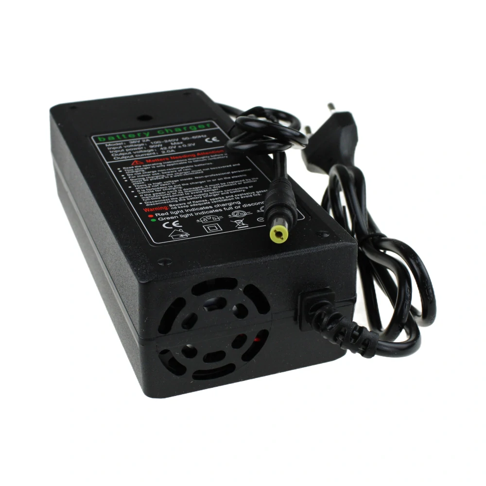 Nabíječka pro elektrické koloběžky Blaupunkt - Motus - Kugoo - Frugal - napájecí zdroj 42V 2A DC 5,5 x 2,1 mm