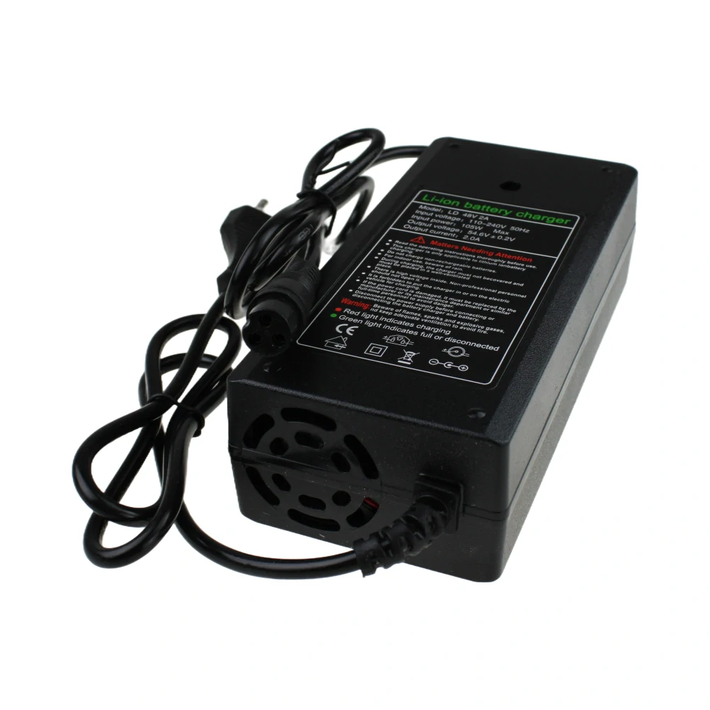 Nabíječka napájecí zdroj 54,6V 2A GX16 3 pin pro elektrické koloběžky Kugoo M4