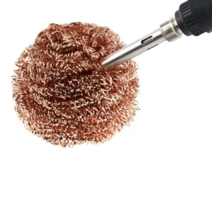 Měděná houba - čistící drátěnka pro pájecí hroty