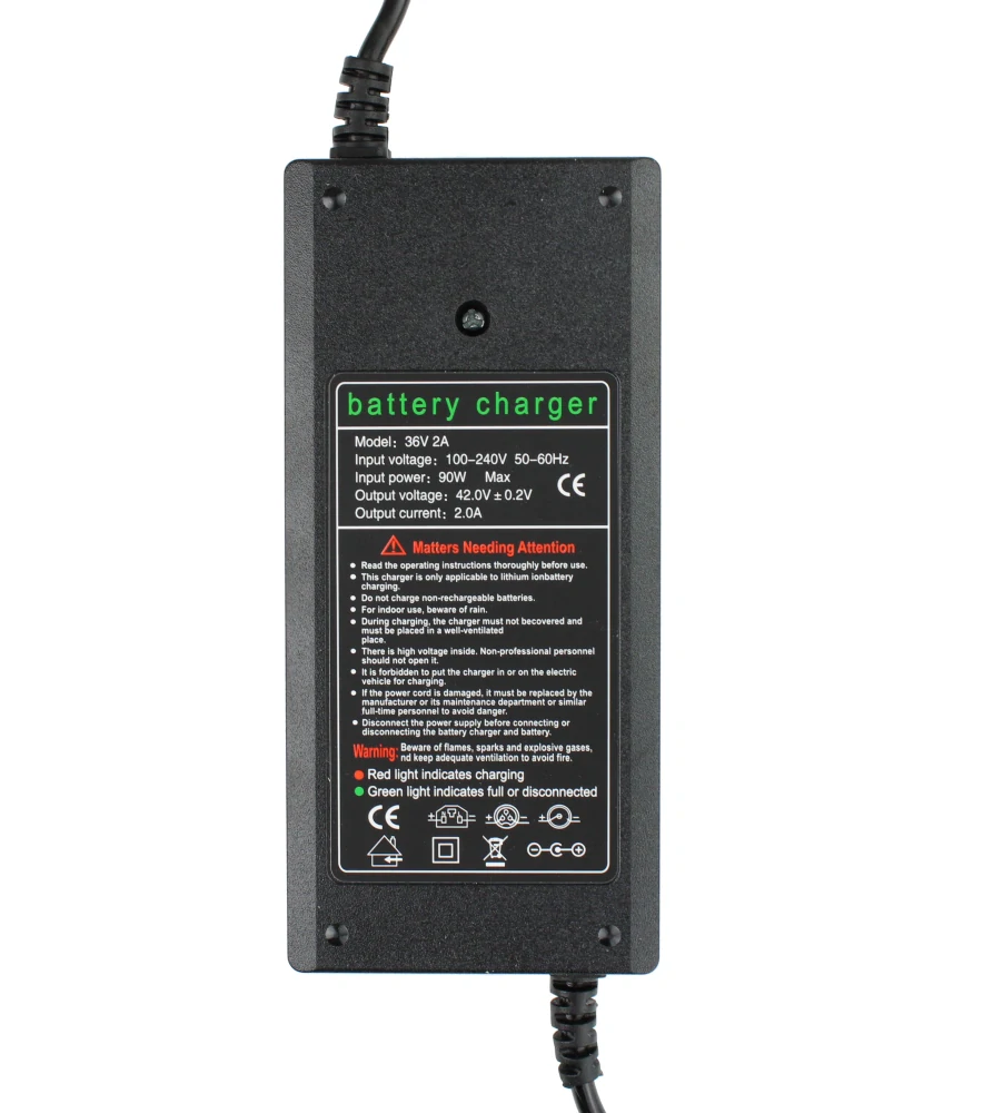 Nabíječka pro elektrické koloběžky Blaupunkt - Motus - Kugoo - Frugal - napájecí zdroj 42V 2A DC 5,5 x 2,1 mm