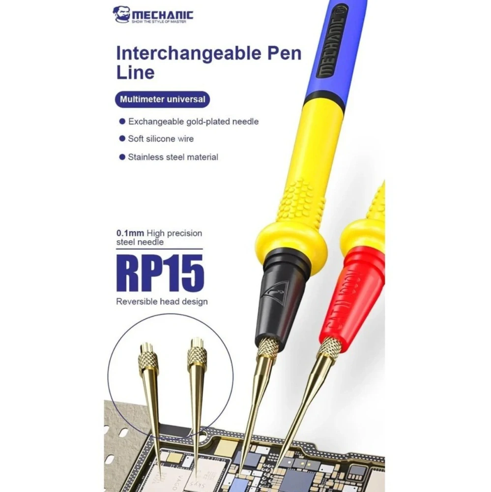 MECHANIC RP15 testovací kabely k multimetru 0,1 mm