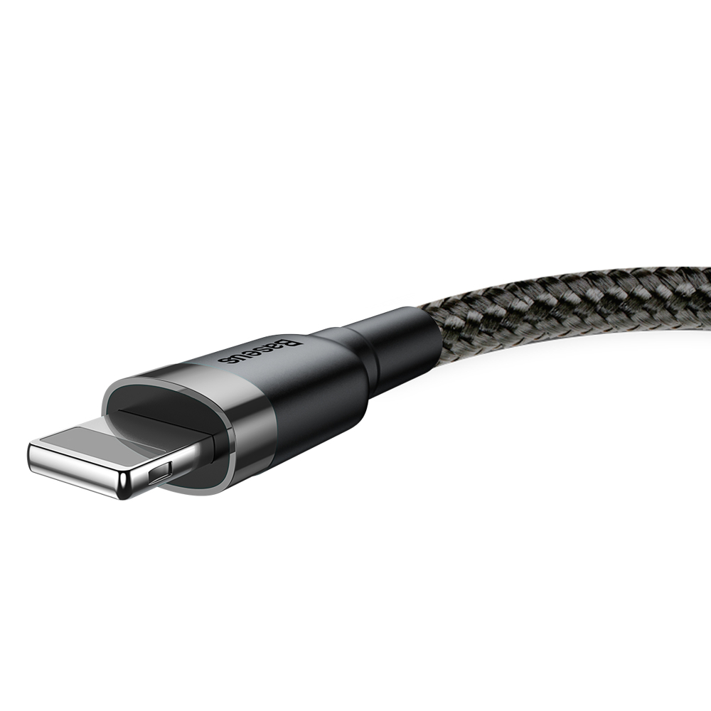 USB kabel Baseus Kevlar kabel rychlonabíjecí 2.4A 100cm černý