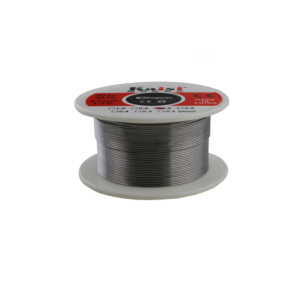 Kaisi cín - pájecí cín 0,6mm 40g