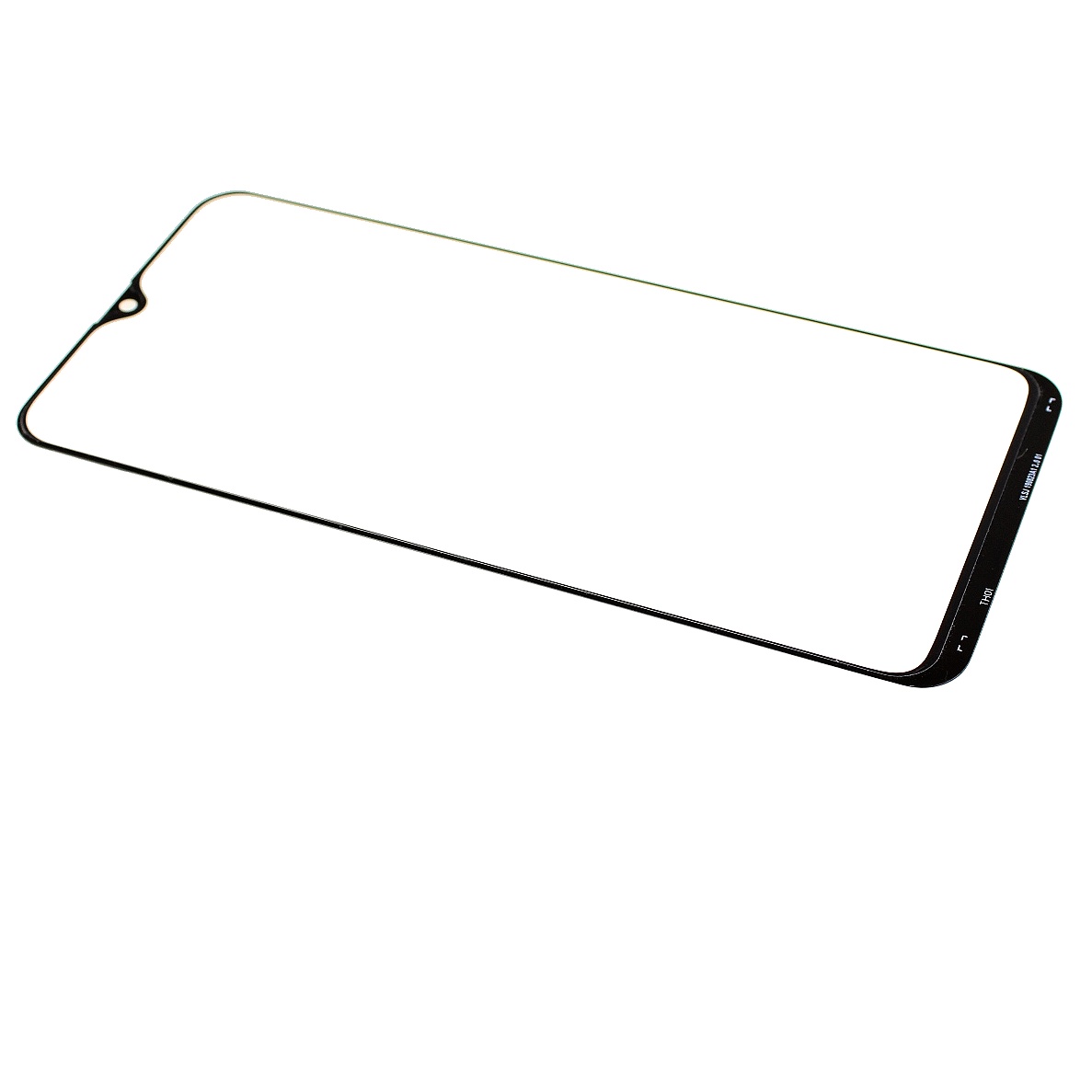 LCD Sklíčko + lepidlo OCA Samsung Galaxy A20 SM-A205F černé - sklíčko displeje