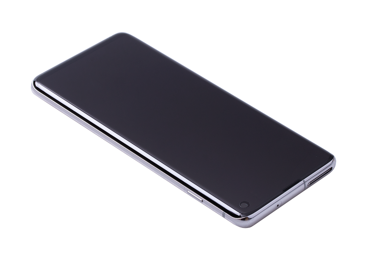 Originál LCD + Dotyková vrstva Samsung Galaxy S10 SM-G973 bílá