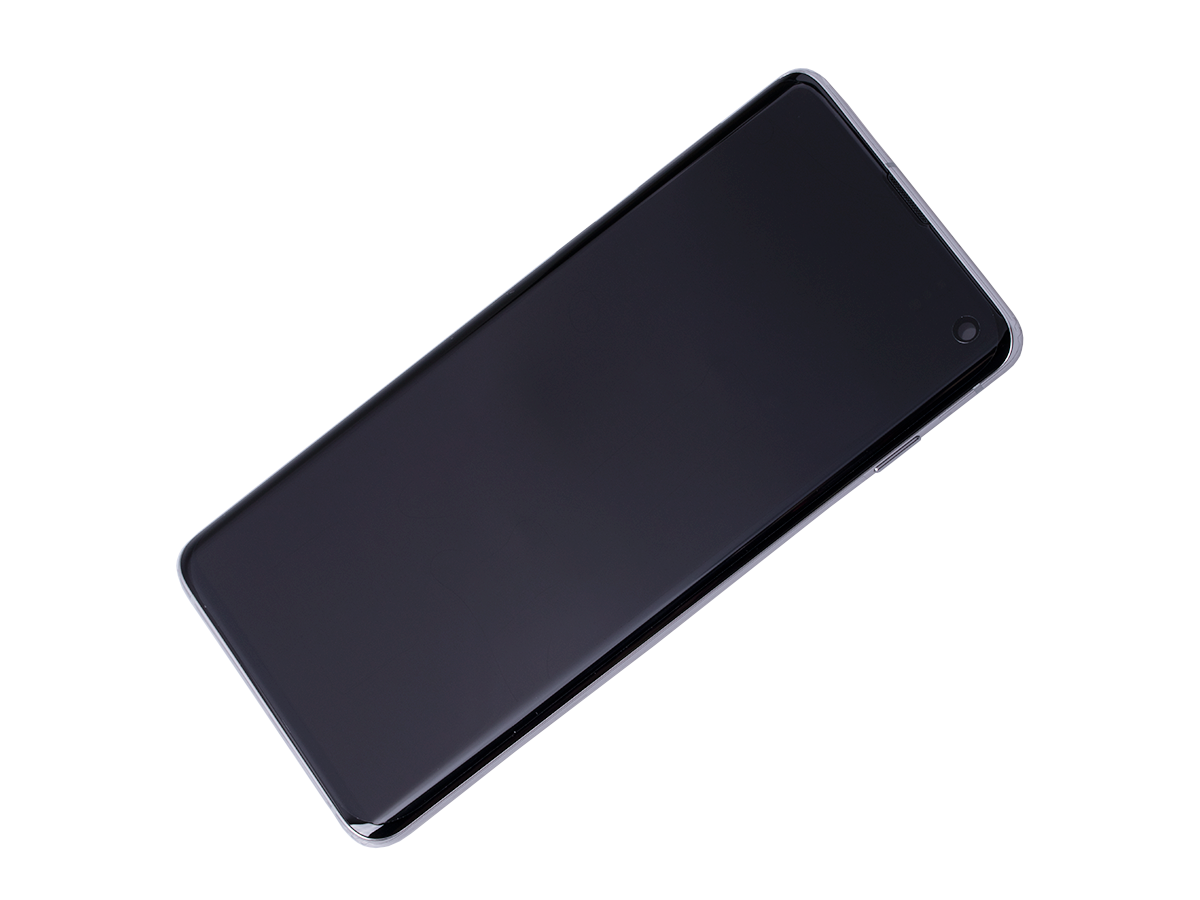 Originál LCD + Dotyková vrstva Samsung Galaxy S10 SM-G973 bílá