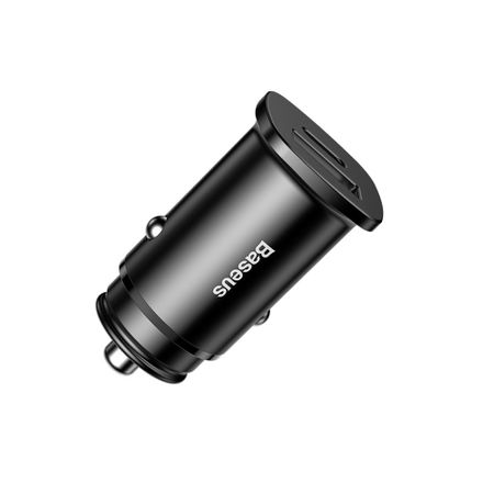 Nabíječka do auta Port Baseus USB Quick Charge 4.0 QC 4.0 i USB-C PD 3.0 SCP černý CCALL-AS01