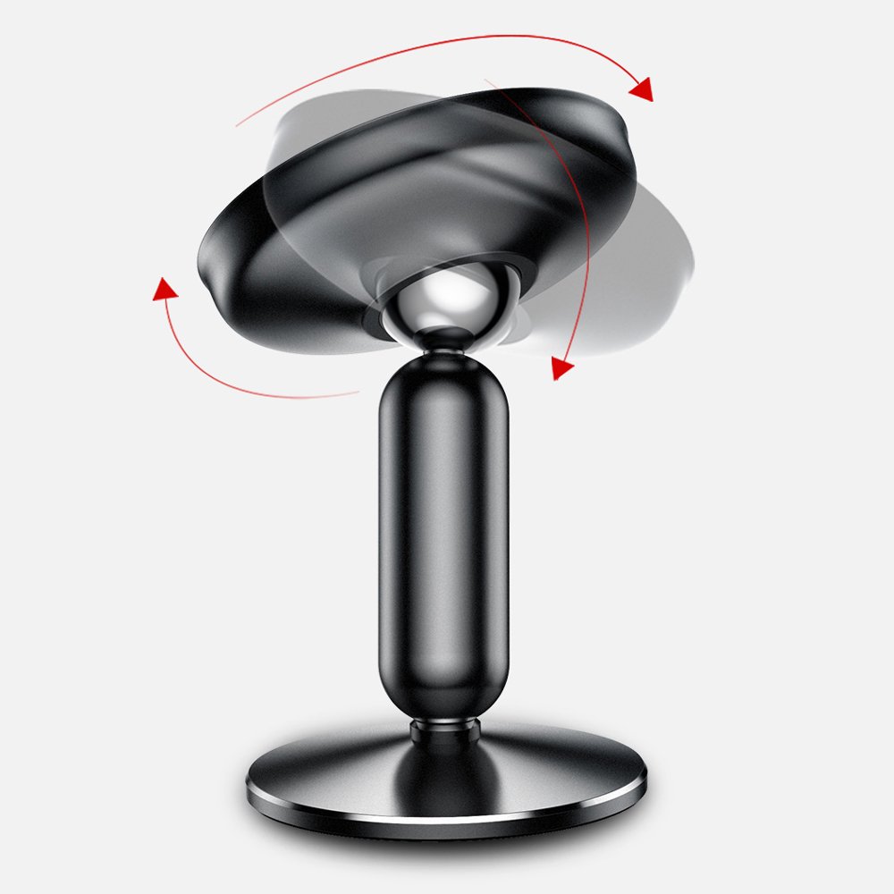 Magnetický držák na mobil Baseus Bullet AN černý na palubní desku SUYZD-01