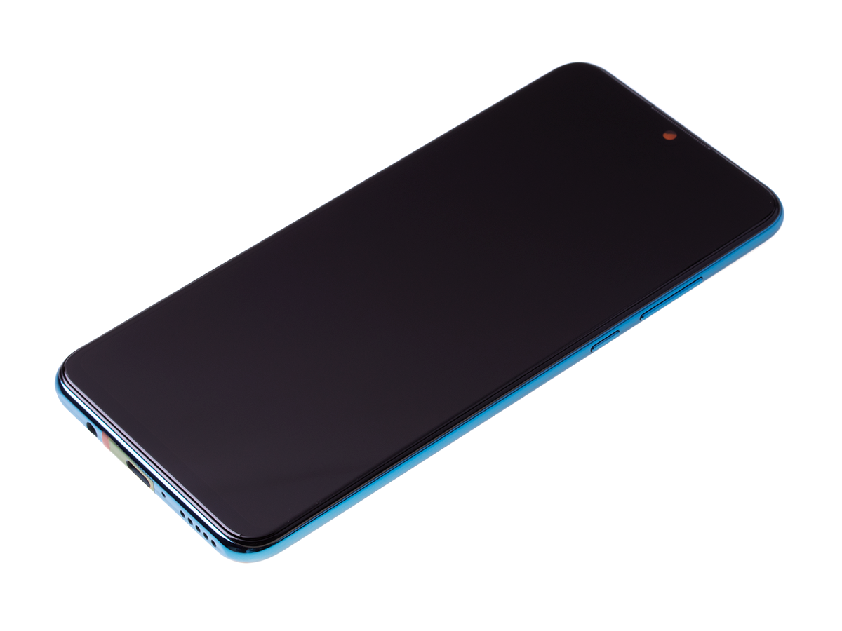 Originál LCD + Dotyková vrstva s baterii Huawei P30 Lite MAR-LX1A 2019 modrá pro verzi 48 Mpix