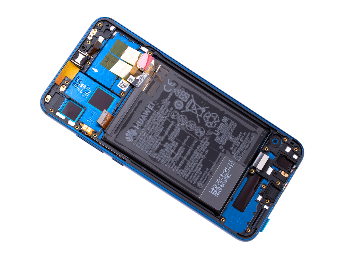 Originál LCD + Dotyková vrstva s baterii Huawei Honor 8X modrá