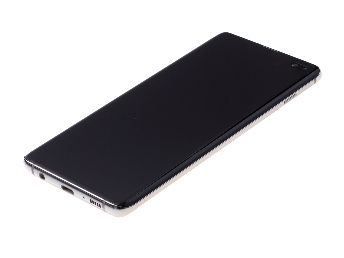 Originál LCD + Dotyková vrstva Samsung Galaxy S10 Plus SM-G975 stříbrná