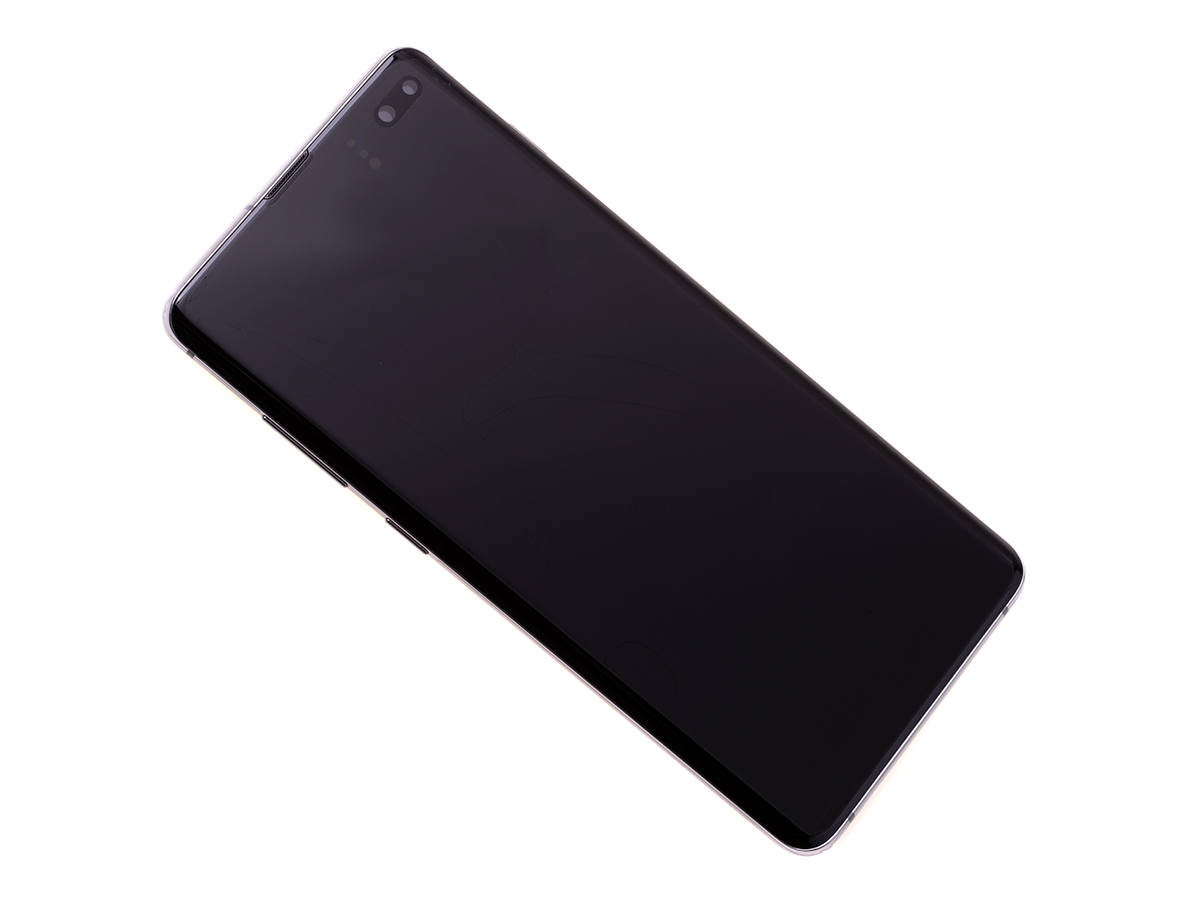 Originál LCD + Dotyková vrstva Samsung Galaxy S10 Plus SM-G975 stříbrná
