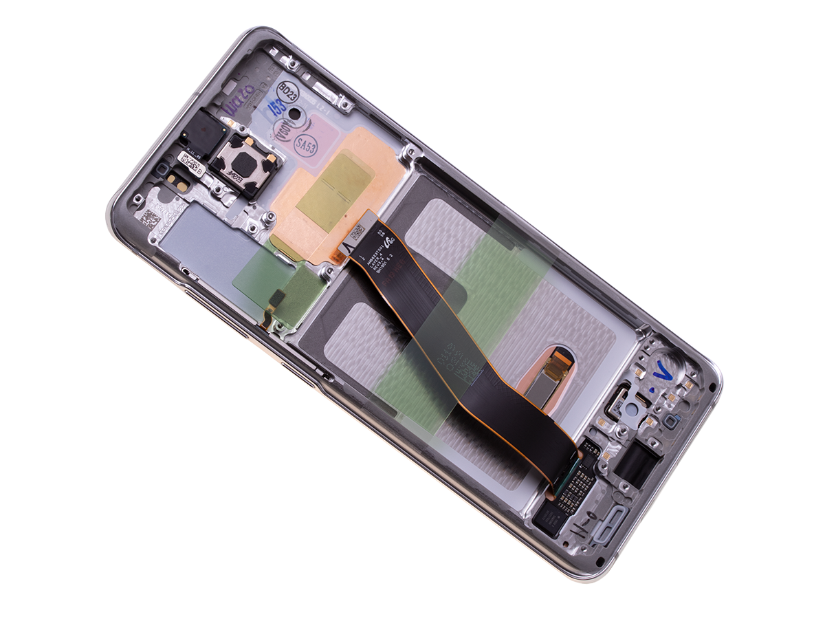 Originál LCD + Dotyková vrstva Samsung Galaxy S20 5G SM-G981 - Galaxy S20 SM-G980 bílá