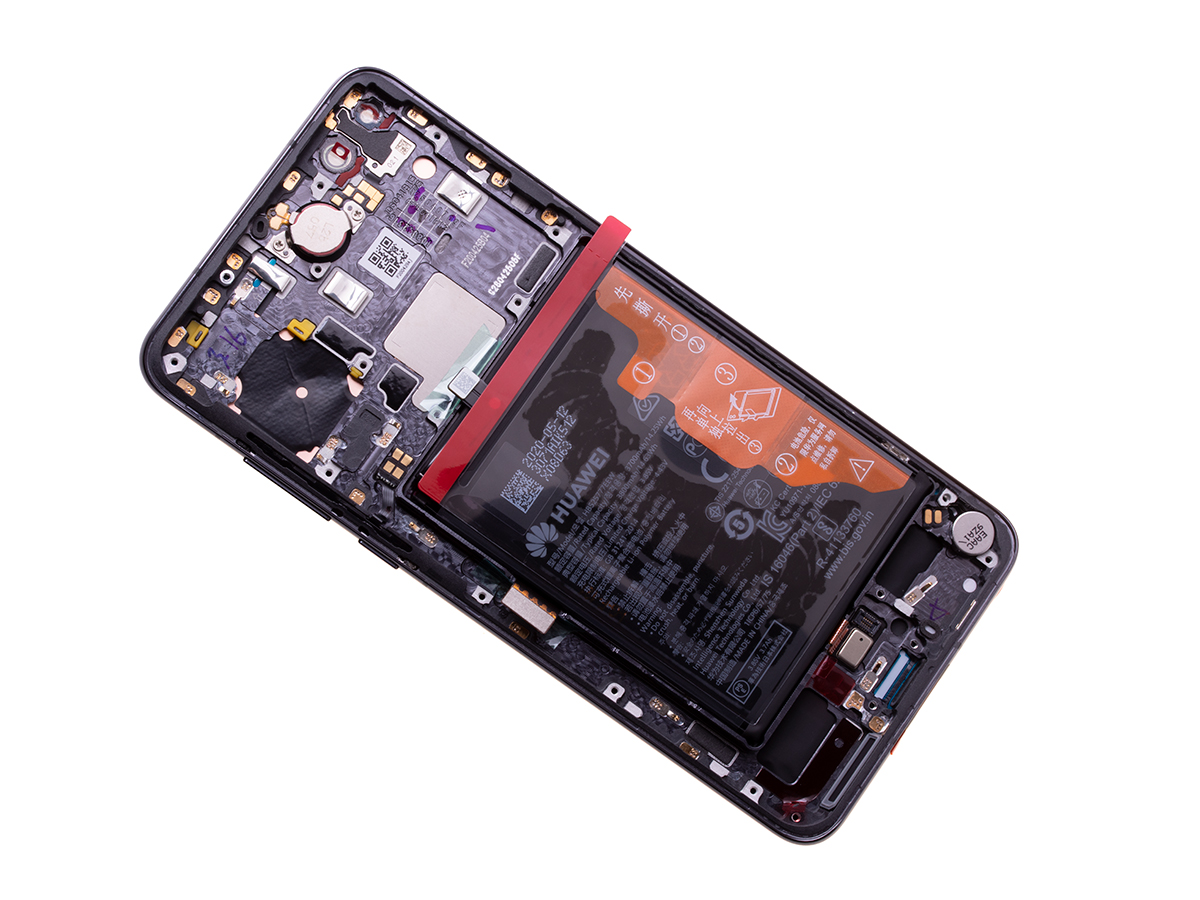 Originál LCD + Dotyková vrstva s baterii Huawei P40 černá ANA-LXn9, ANA-LX4