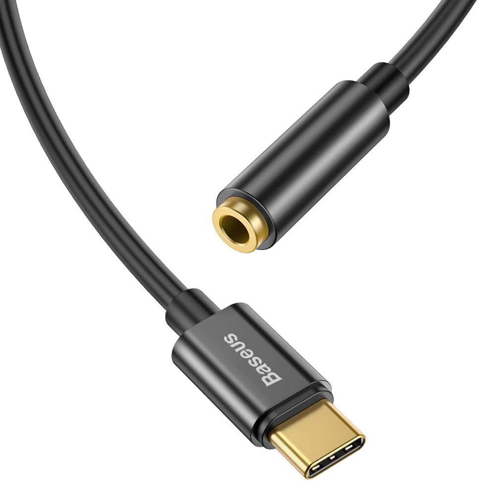 Baseus L54 Audio Adaptér USB-C + mini jack 3,5 mm šedý