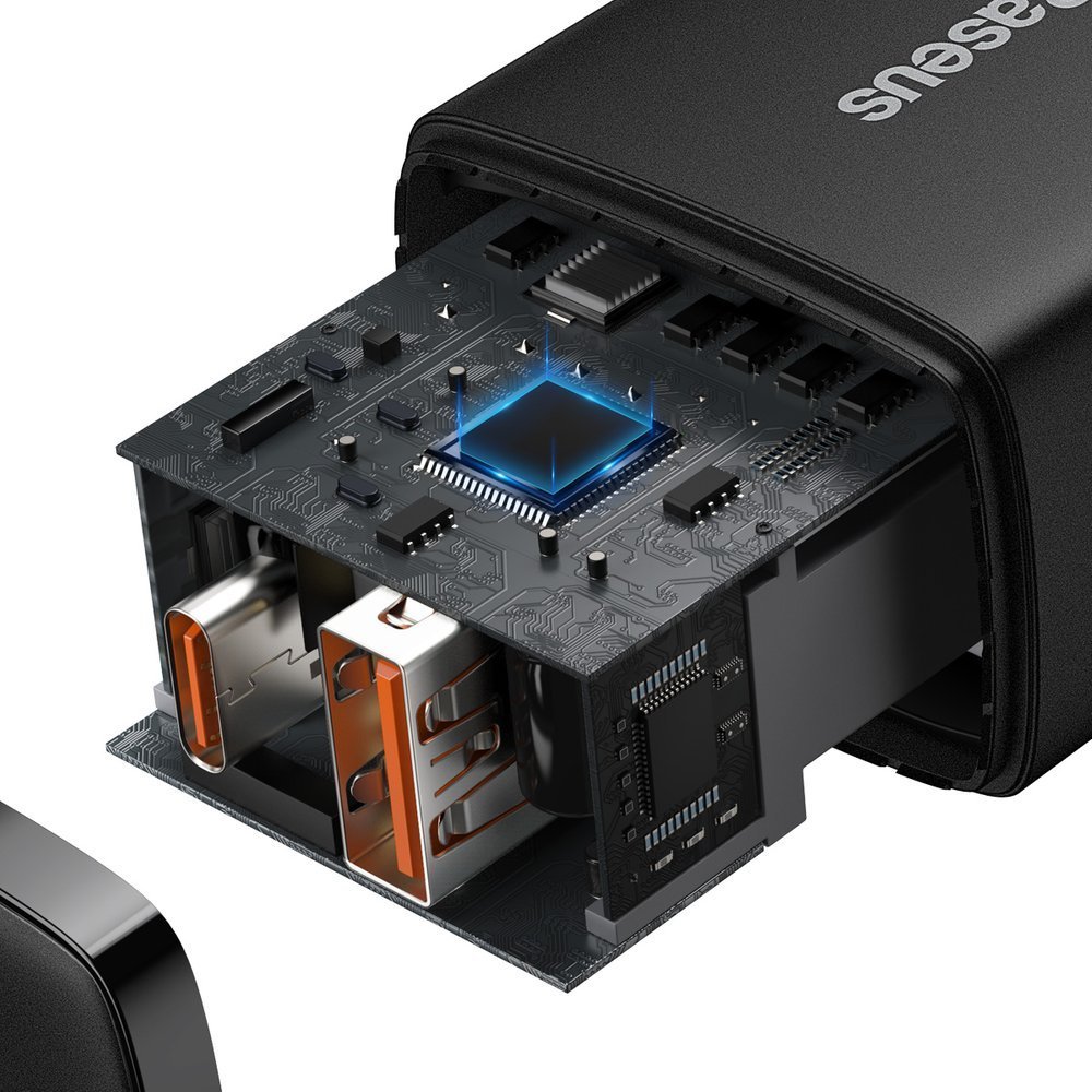 Kompaktní rychlonabíječka Baseus USB/USB Typ-C 20 W - 3 A - rychlé nabíjení 3.0 CCXJ-B01