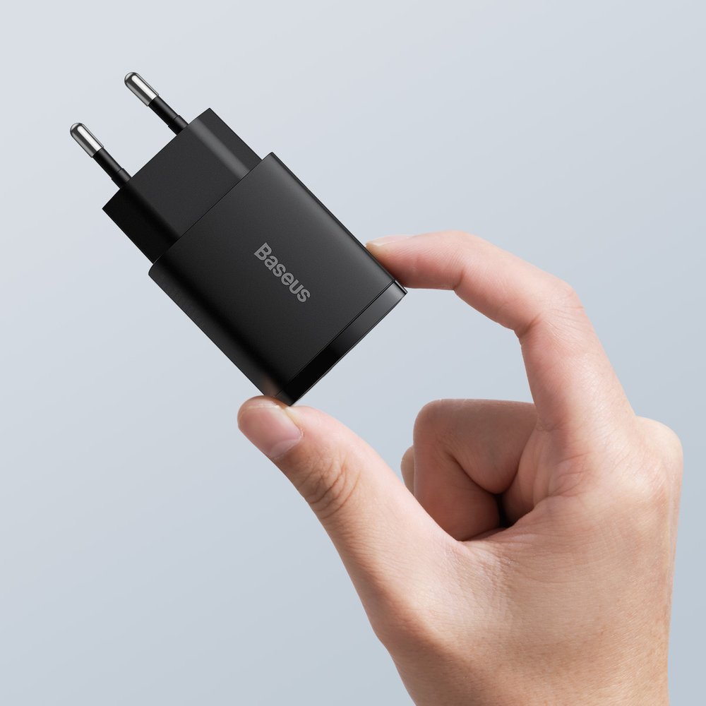 Kompaktní rychlonabíječka Baseus USB/USB Typ-C 20 W - 3 A - rychlé nabíjení 3.0 CCXJ-B01