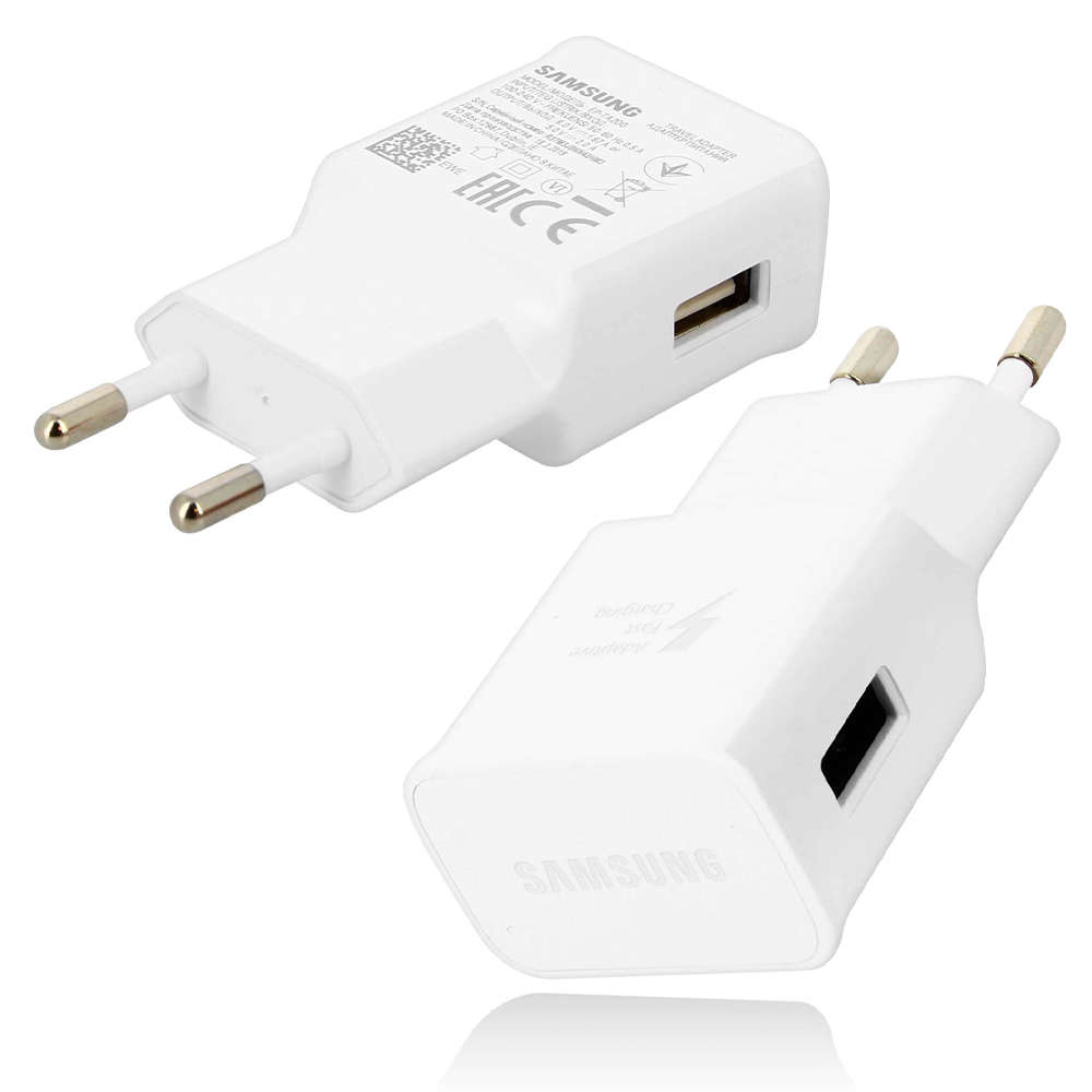 Originál síťová nabíječka Samsung EP-TA200EWE Fast Charge bílá Bulk