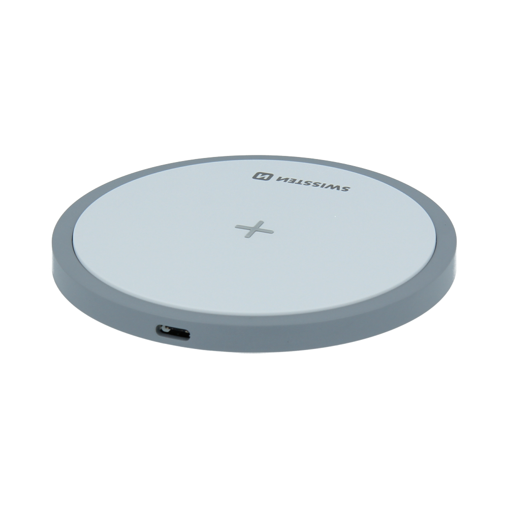 Swissten bezdrátová indukční nabíječka 15W bílá