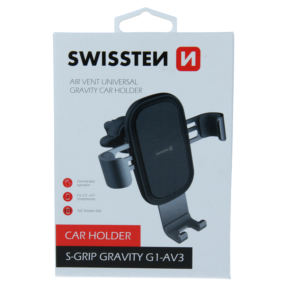 Swissten držák telefonu do auta Gravity G1-AV3 65010602
