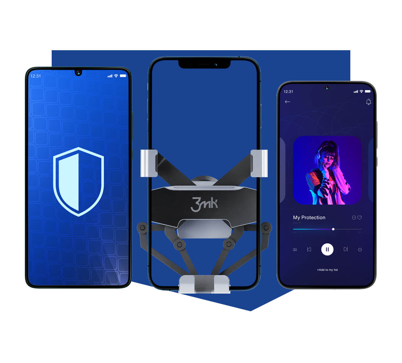 3MK Spider Gravity™ - držák do auta do ventilační mřížky - pavoukovité paže - stabilní upnutí telefonu ve čtyřech opěrných bodech