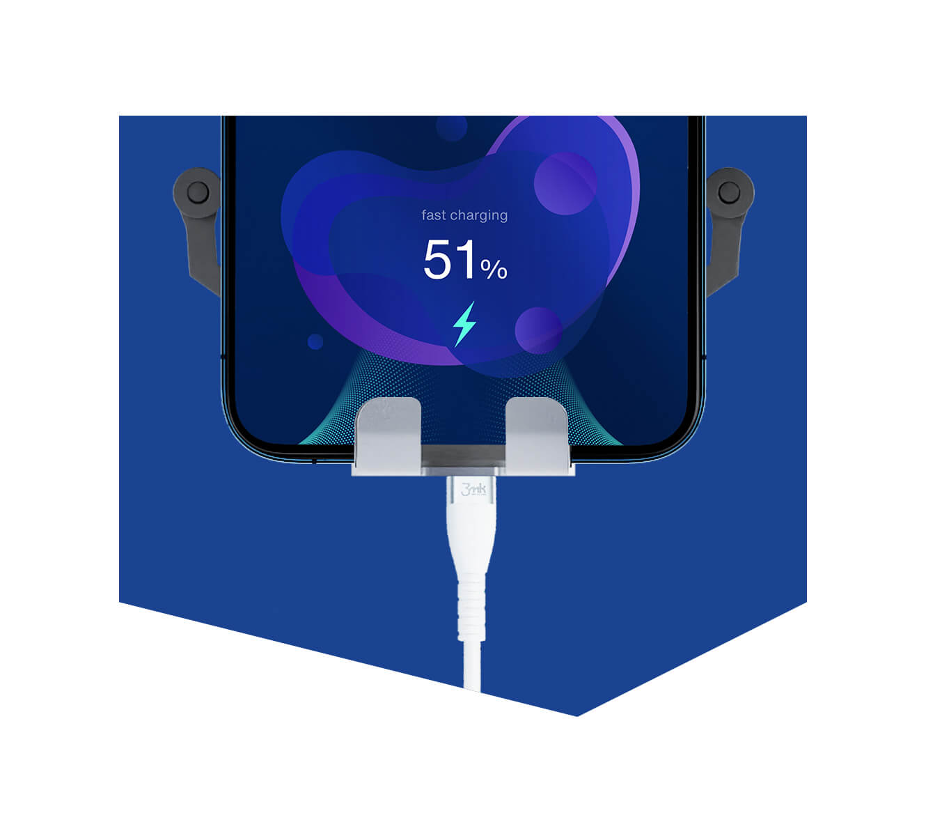 3MK Spider Gravity™ - držák do auta do ventilační mřížky - pavoukovité paže - stabilní upnutí telefonu ve čtyřech opěrných bodech