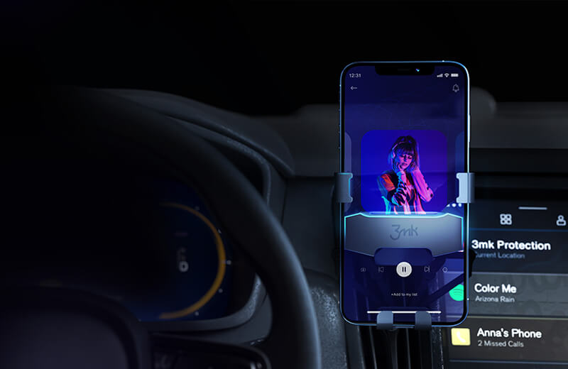 3MK Spider Gravity™ - držák do auta do ventilační mřížky - pavoukovité paže - stabilní upnutí telefonu ve čtyřech opěrných bodech