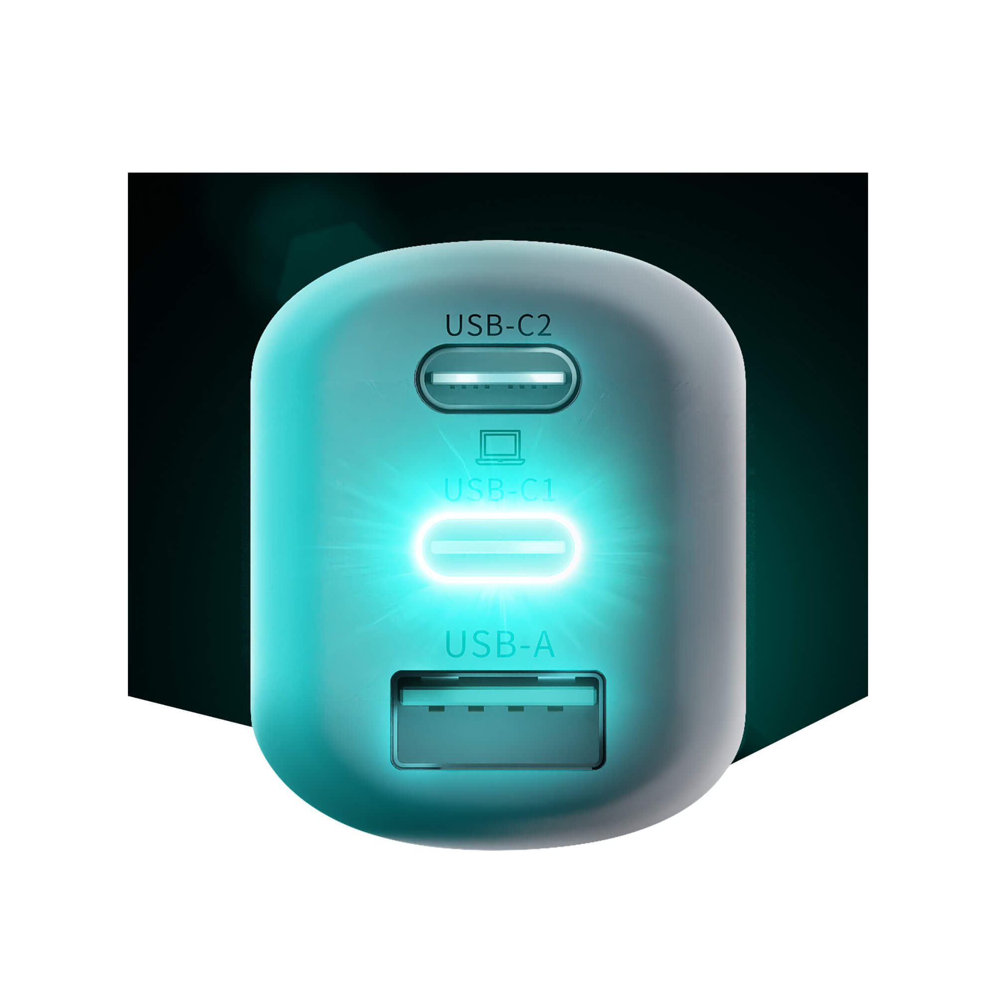 3MK Hyper Charger 65W - síťová nabíječka PD 3.0 QC 4.0 2x USB Typ-C - 1x USB-A