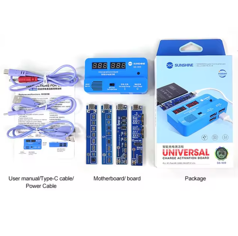 Univerzální nabíječka baterií iPhone, iPAD, Samsung, Xiaomi, Oppo - Sunshine SS-909