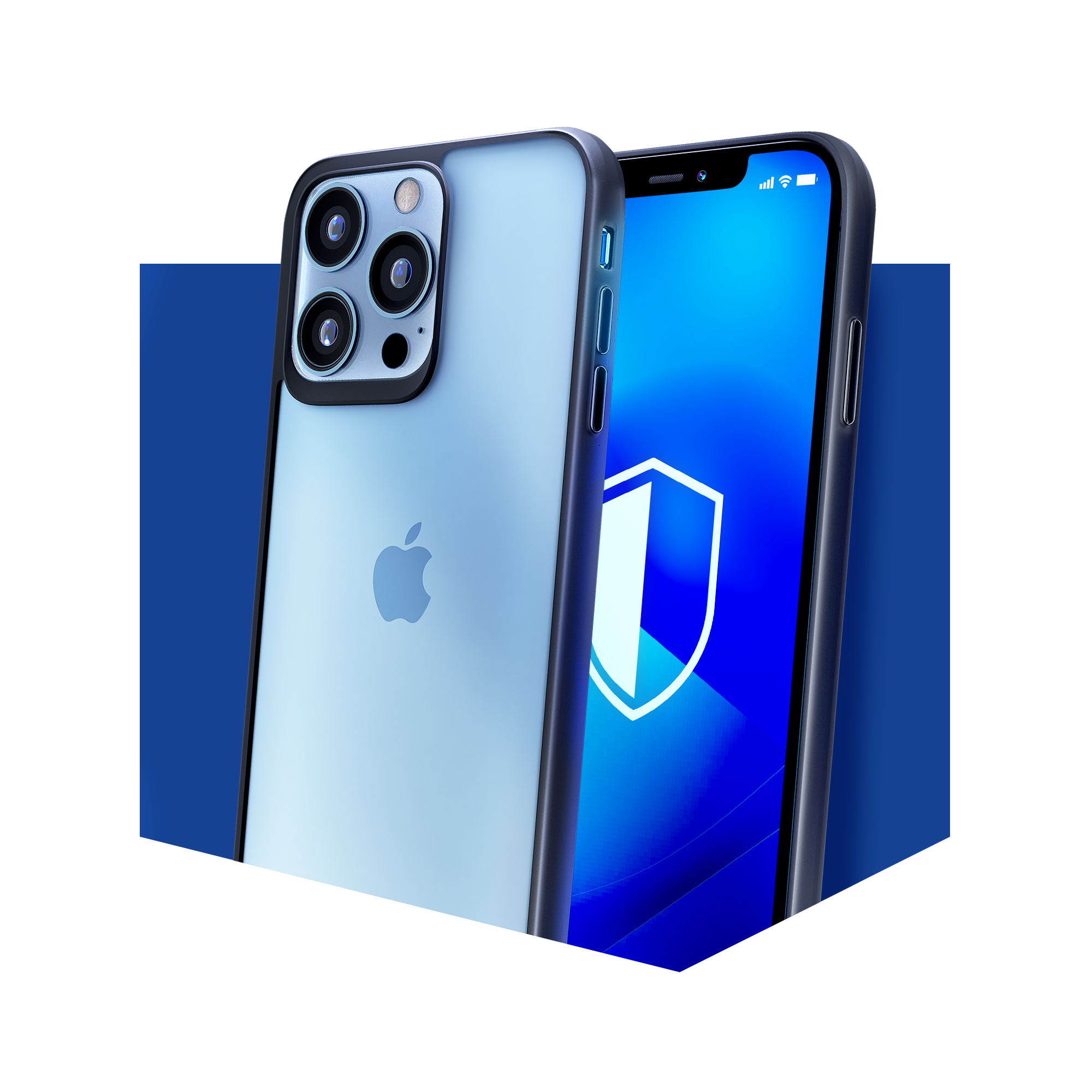 3MK Obal iPhone 12 Pro Max Satin Armor Case + transparentní s černým rámečkem