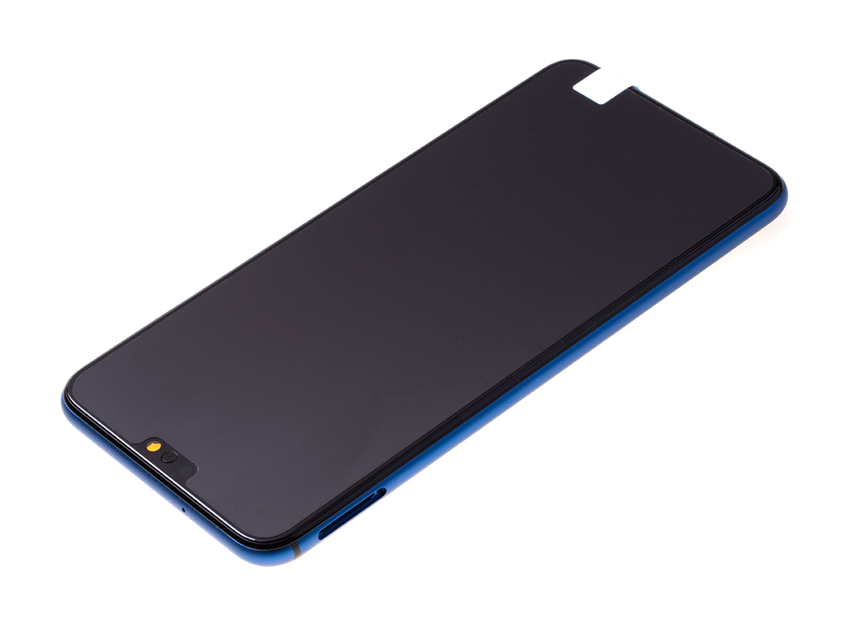 Originál LCD + Dotyková vrstva Huawei Honor 8X modrá repasovayný díl - vyměněné sklíčko
