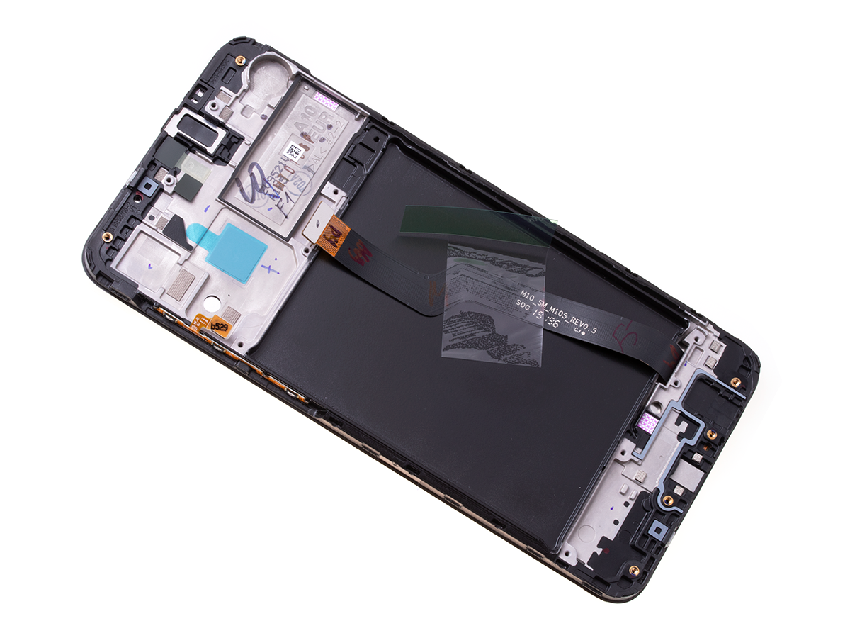 Originál LCD + Dotyková vrstva Samsung Galaxy A10 SM-A105 černá repasovaný díl - vyměněné sklíčko