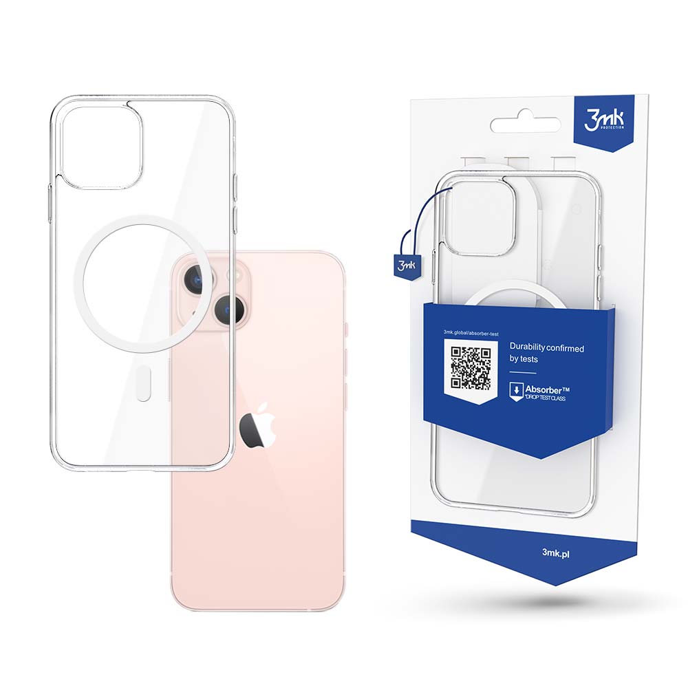 3MK Obal iPhone 14 MagSafe transparentní - Nabíjejte bez omezení