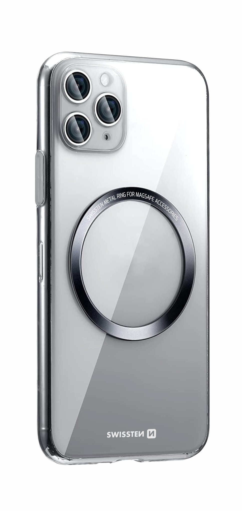 Swissten set kovových podložek pro MagSafe pouzdra