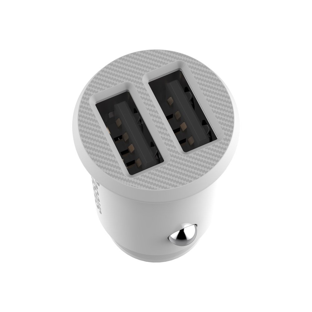 Baseus Grain Car Charger Mini univerzální autonabíječka do zapalovače 2x USB 3.1A bílá CCALL-ML02