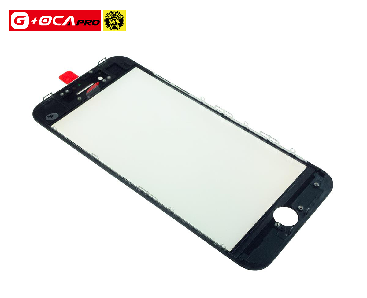 Sklíčko + rámeček + Xuanhou OCA s oleofobním povrchem iPhone 8 černé
