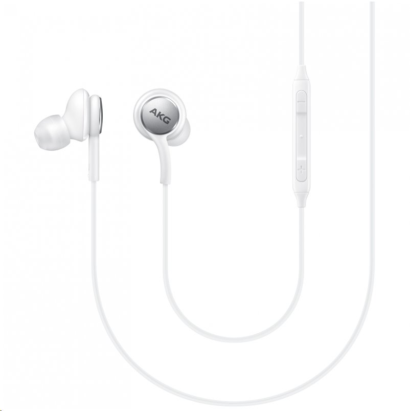 Originál stereo sluchátka Samsung AKG EO-IC100BWE Typ-C Bulk bílá