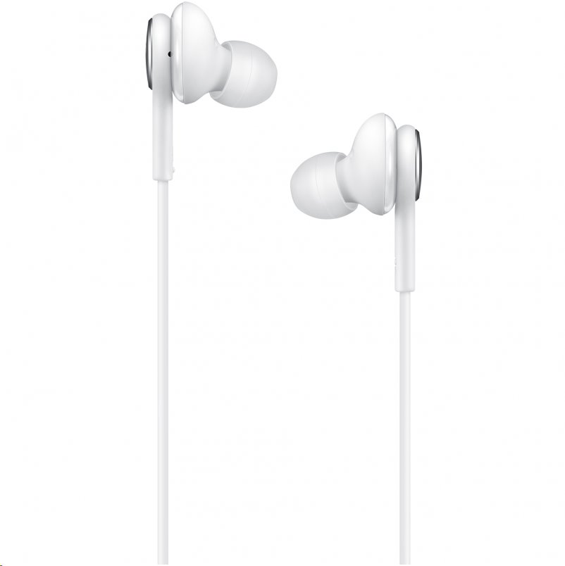 Originál stereo sluchátka Samsung AKG EO-IC100BWE Typ-C Bulk bílá