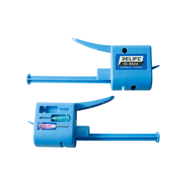 Lepící vytlačovací pistole Relife RL-062A - pro fluxy, lepidla, soldery + 2ks jehel