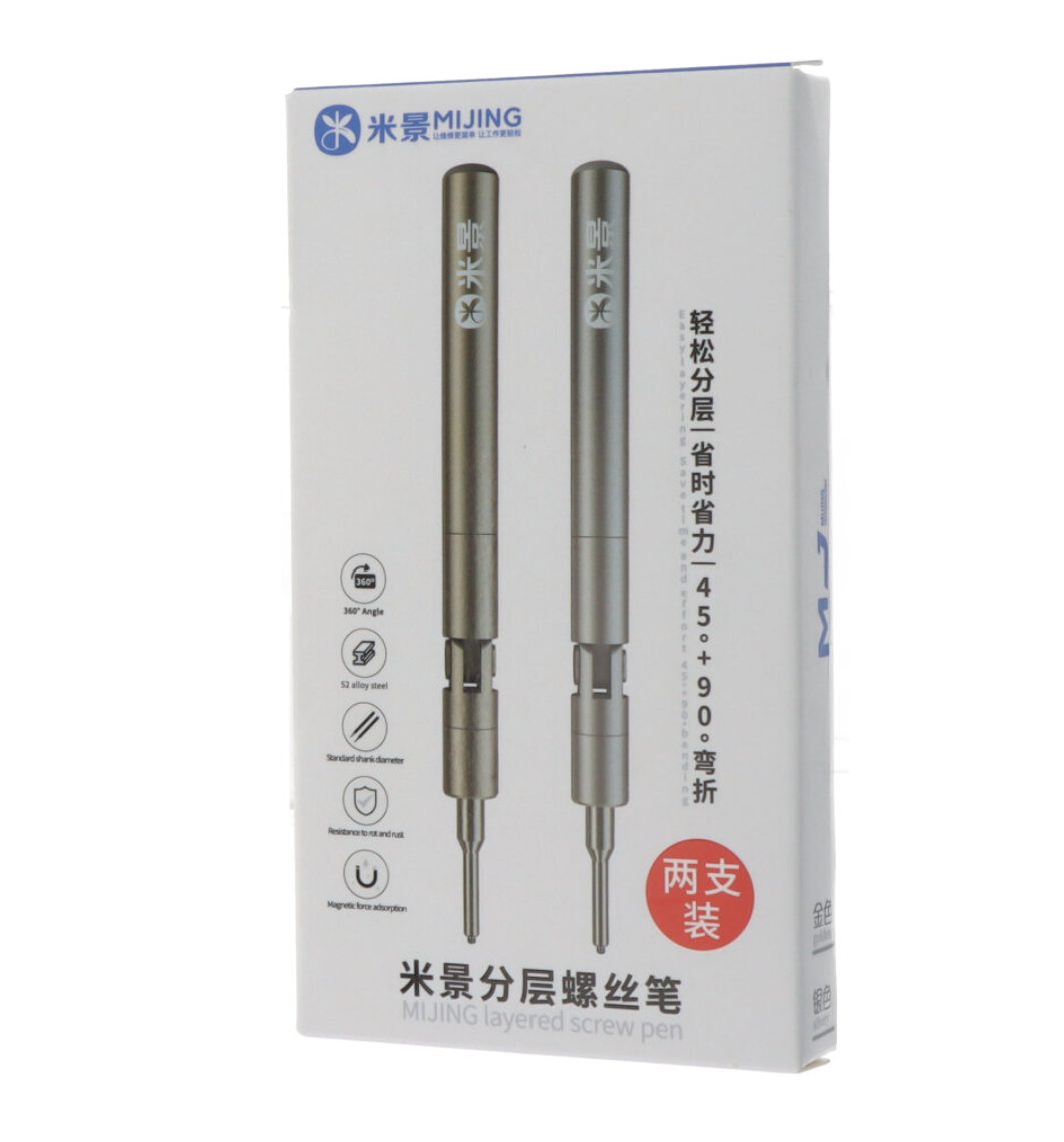 Ocelový magnetický rotační šroubovák Mijing S2 pro iPhone a Android