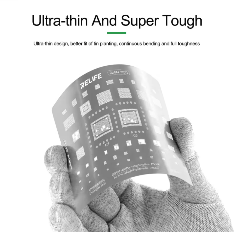 Šablona na opravu IC BGA iPhone 14 / 14 Plus / 14 Pro / 14 Pro Max RELIFE RL-044 IPZ13