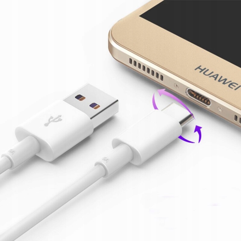Originální kabel USB-C Huawei AP71 5A 1m bílý