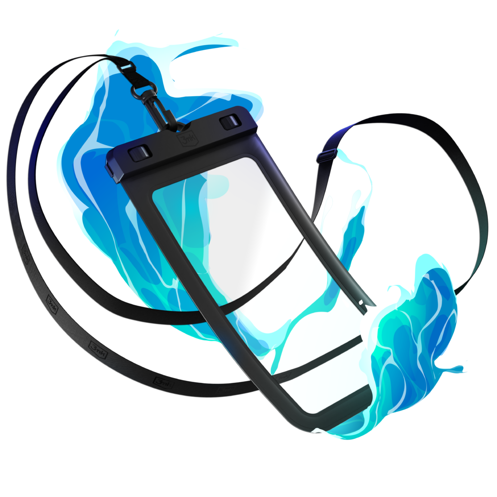 Obal 3mk Hydro Case - černé vodotěsné pouzdro