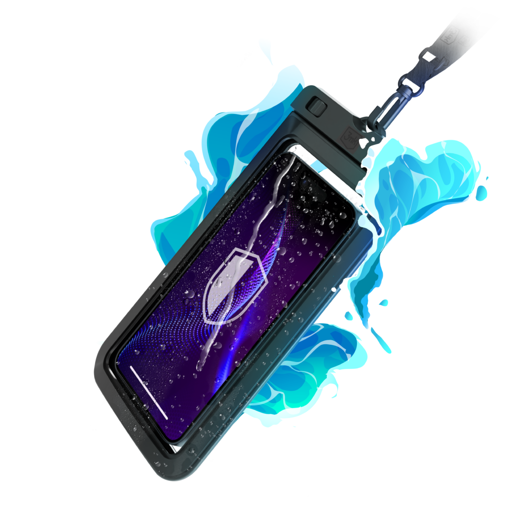 Obal 3mk Hydro Case - černé vodotěsné pouzdro