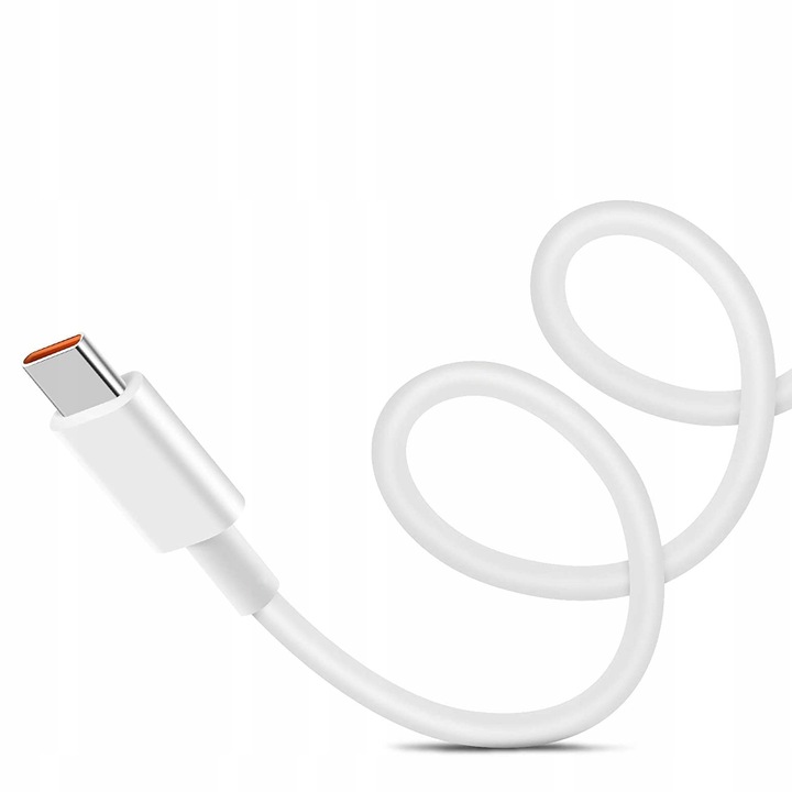 Originální Xiaomi 6A 120W QC USB-C kabel 1m bílý BULK