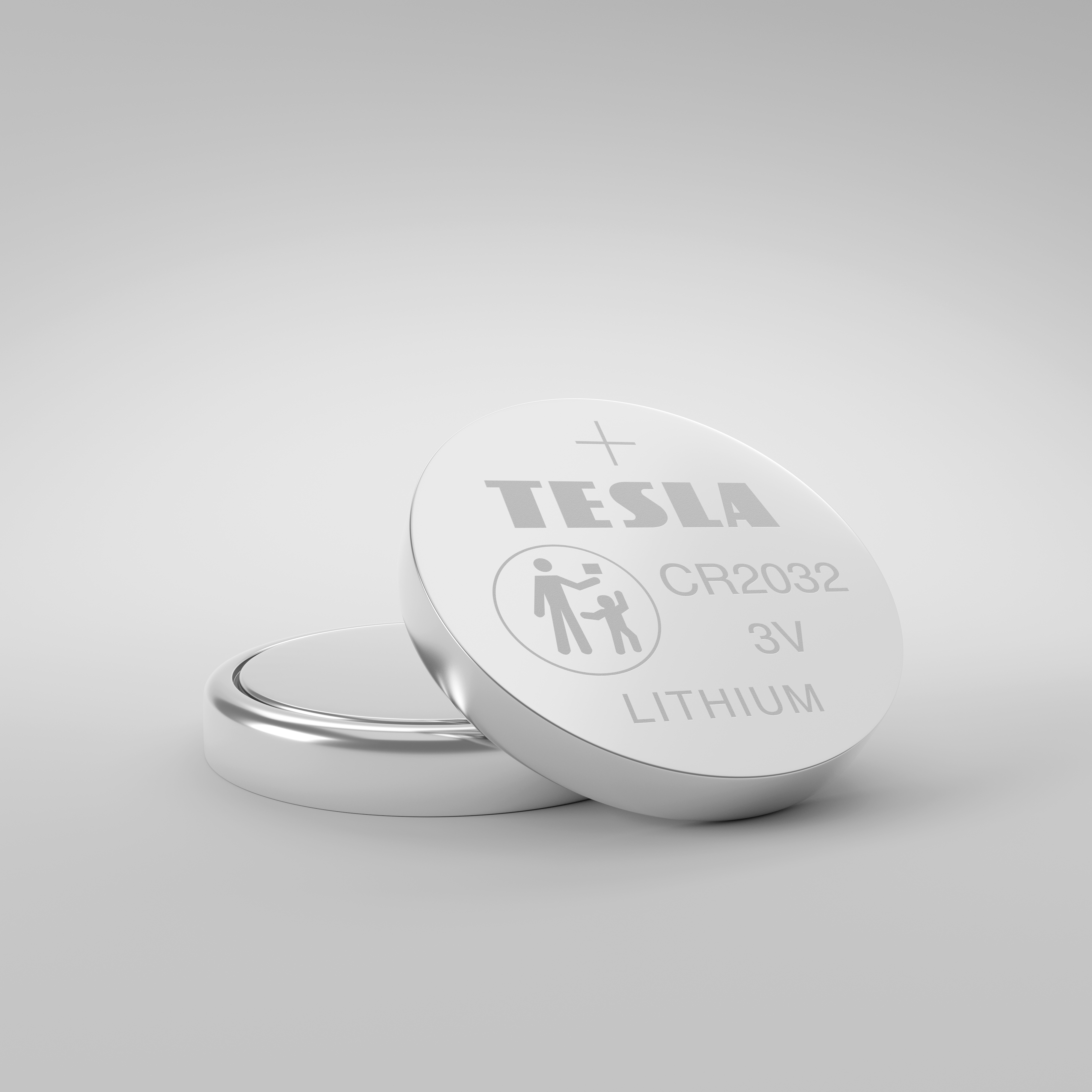Bezrtuťová lithiová baterie TESLA CR2032 5ks