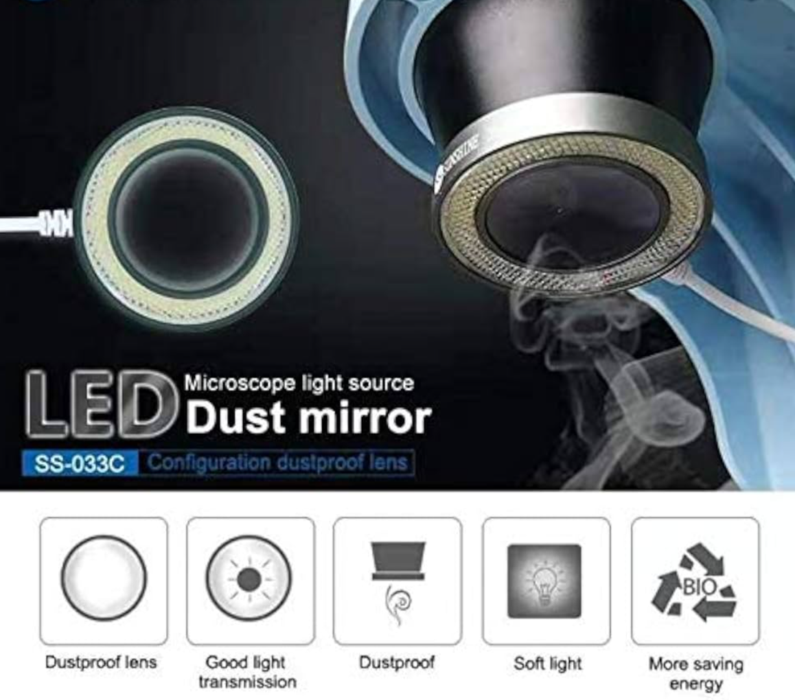 LED lampa s prachotěsnou čočkou pro mikroskop Sunshine SS-033C