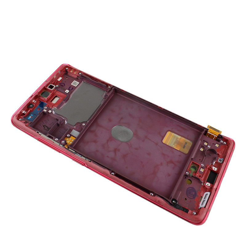 Originál LCD + Dotyková vrstva Samsung Galaxy S20 FE SM-G780 - Galaxy S20 FE 5G SM-G781 červená