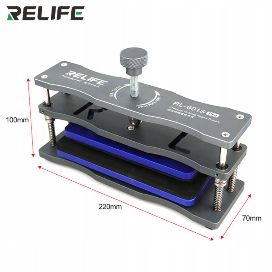 RELIFE RL-601S Pro Držák na opravy zakřivených LCD s funkcí zastavení tlaku